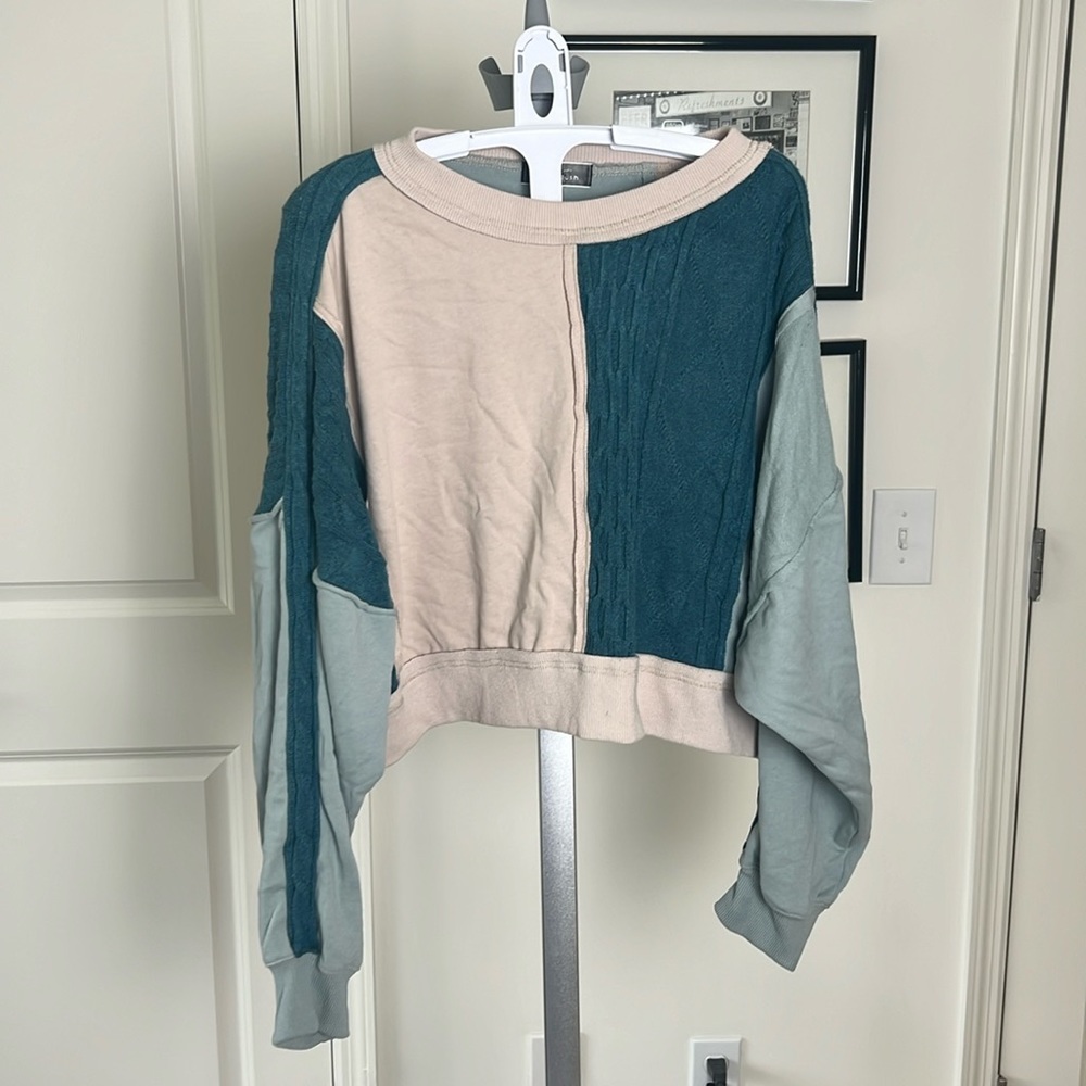 Blue Blush Multi Color Long Sleeve